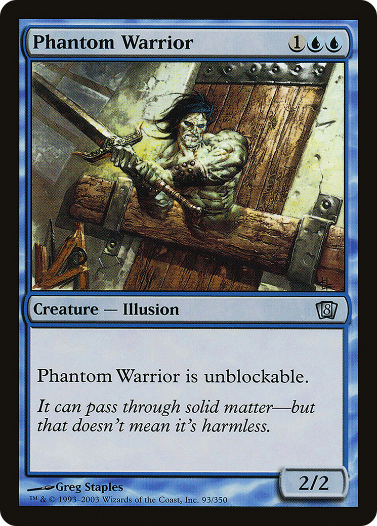 Phantom Warrior (8ED-93★) - 8th Edition