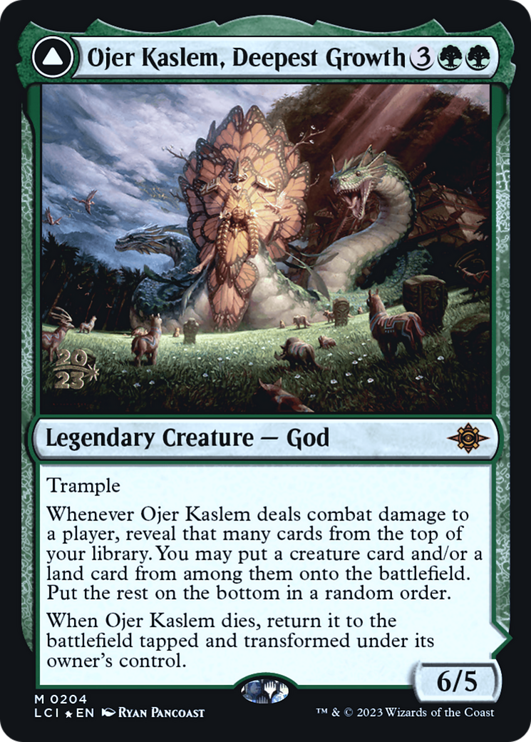 Ojer Kaslem, Deepest Growth // Temple of Cultivation (PLCI-204S) - The Lost Caverns of Ixalan Promos Foil - Premium MTG Single from Wizards of the Coast - Just $0! Shop now at Game Crave Tournament Store