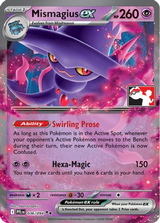 Mismagius ex - 036/094 36 - Prize Pack Series Cards Holofoil