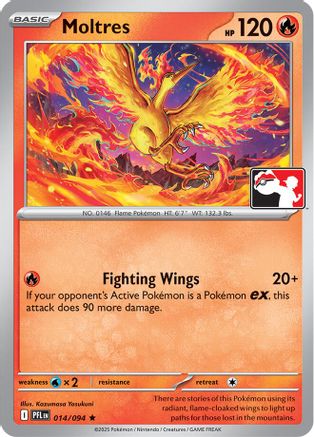 Moltres - 014/094 14 - Prize Pack Series Cards