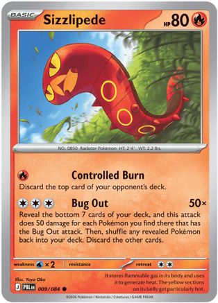 Sizzlipede 9 - ME05 Pitch Black