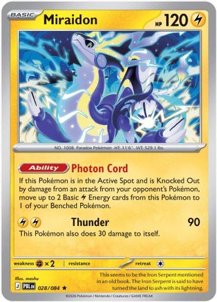 Miraidon 28 - ME05 Pitch Black Holofoil