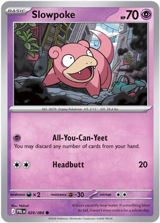 Slowpoke 29 - ME05 Pitch Black Reverse Holofoil