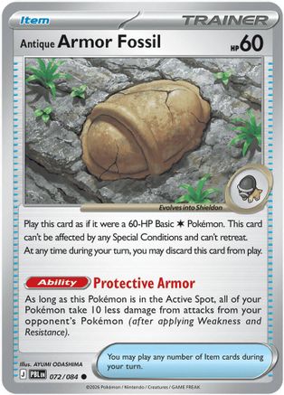 Antique Armor Fossil 72 - ME05 Pitch Black