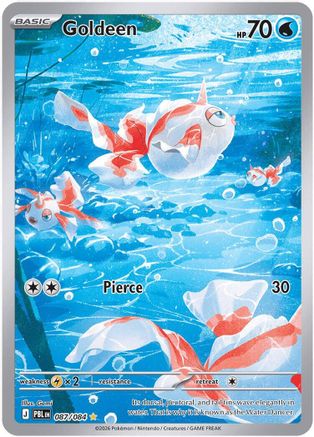 Goldeen - 087/084 87 - ME05 Pitch Black Holofoil