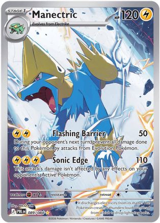 Manectric - 089/084 89 - ME05 Pitch Black Holofoil