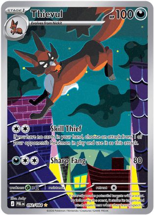 Thievul - 092/084 92 - ME05 Pitch Black Holofoil