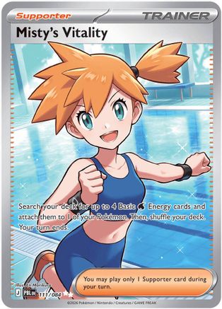 Misty's Vitality - 111/084 111 - ME05 Pitch Black Holofoil