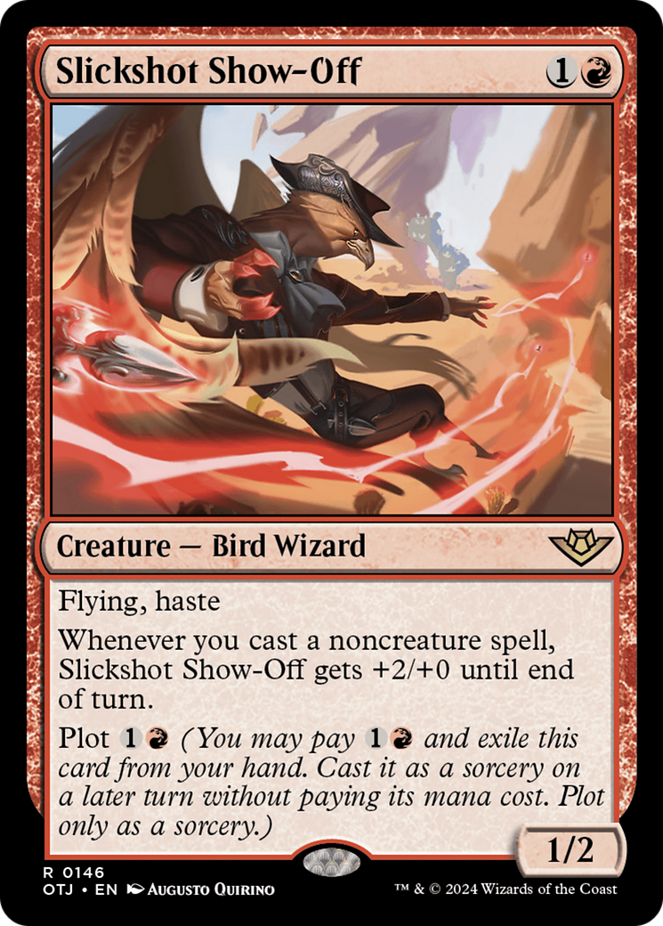 Slickshot Show-Off (OTJ-146) - Outlaws of Thunder Junction Foil - Premium MTG Single from Wizards of the Coast - Just $10.33! Shop now at Game Crave Tournament Store
