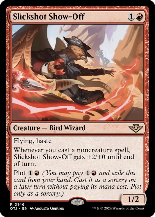 Slickshot Show-Off (OTJ-146) - Outlaws of Thunder Junction Foil - Premium MTG Single from Wizards of the Coast - Just $10.33! Shop now at Game Crave Tournament Store