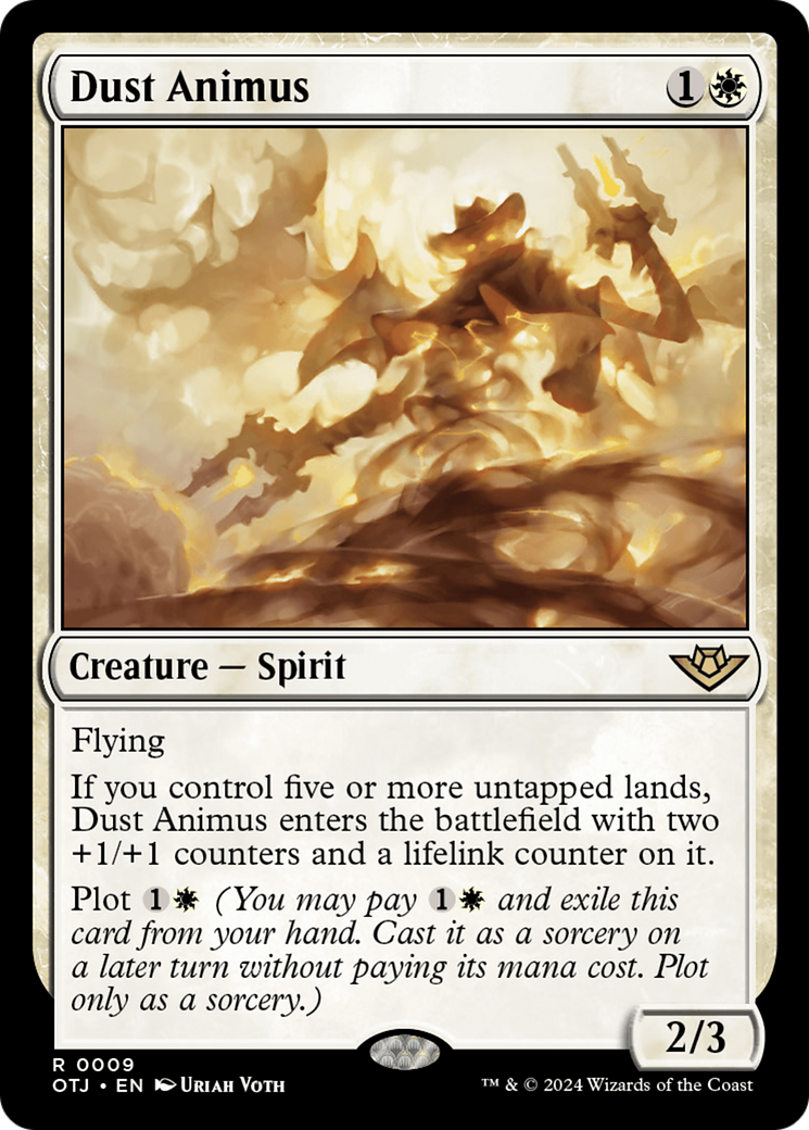 Dust Animus (OTJ-009) - Outlaws of Thunder Junction - Premium MTG Single from Wizards of the Coast - Just $0.25! Shop now at Game Crave Tournament Store