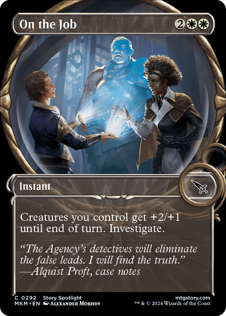 On the Job (MKM-292) - Murders at Karlov Manor: (Showcase) - Premium MTG Single from Wizards of the Coast - Just $0.25! Shop now at Game Crave Tournament Store