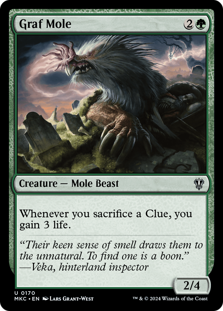 Graf Mole (MKC-170) - Murders at Karlov Manor Commander - Premium MTG Single from Wizards of the Coast - Just $0.25! Shop now at Game Crave Tournament Store
