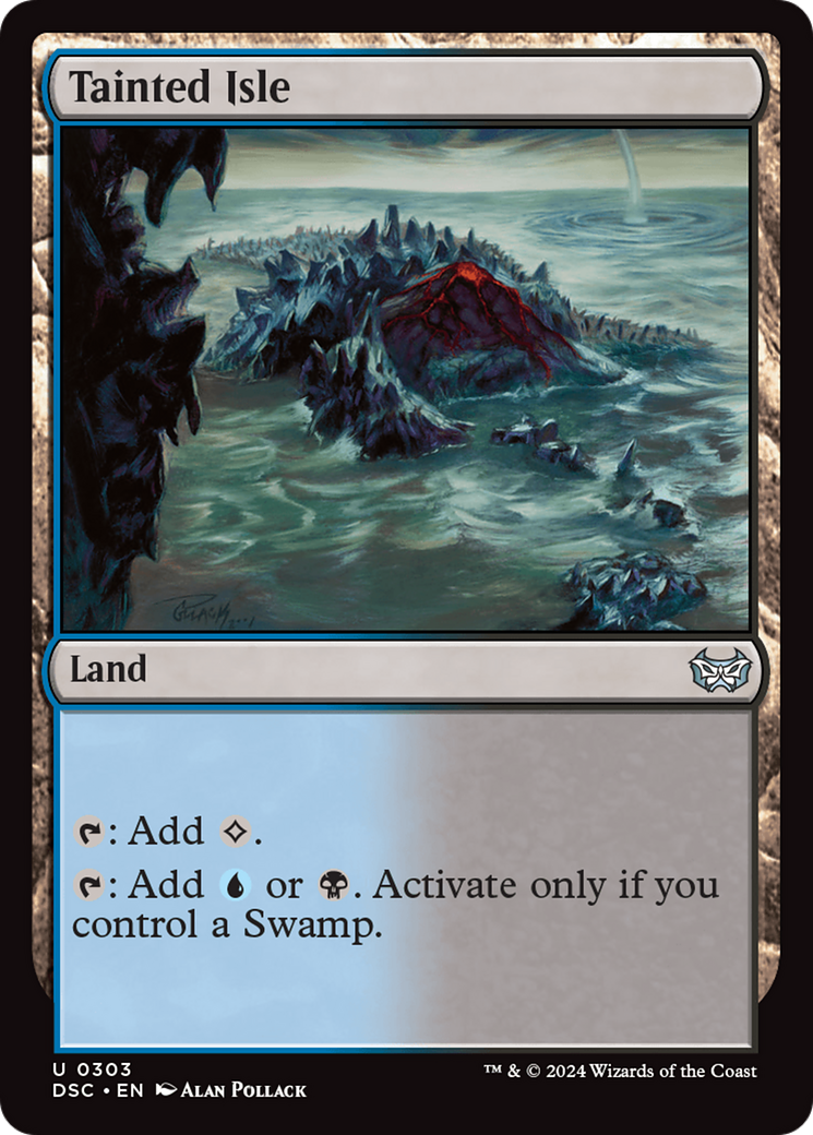 Tainted Isle (DSC-303) - Duskmourn: House of Horror Commander - Premium MTG Single from Wizards of the Coast - Just $0.25! Shop now at Game Crave Tournament Store