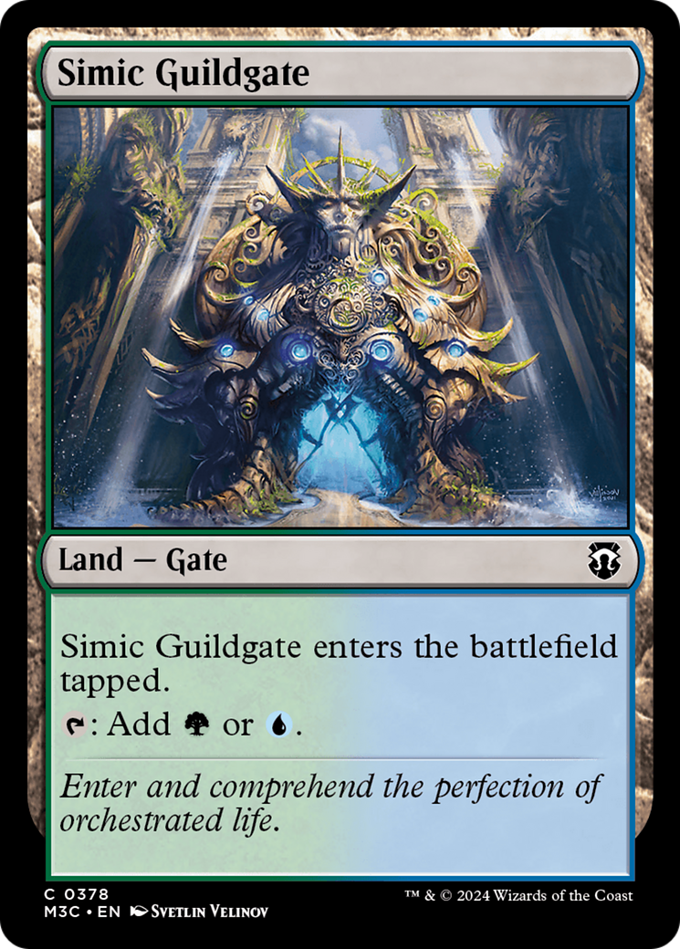 Simic Guildgate (M3C-378) - Modern Horizons 3 Commander - Premium MTG Single from Wizards of the Coast - Just $0.25! Shop now at Game Crave Tournament Store