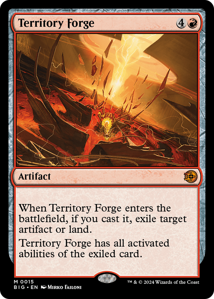Territory Forge (BIG-015) - The Big Score - Premium MTG Single from Wizards of the Coast - Just $0.25! Shop now at Game Crave Tournament Store