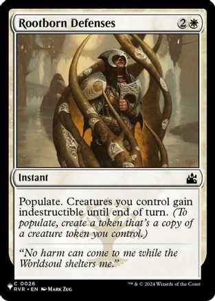 Rootborn Defenses (RVR) (LIST-026) - The List Reprints