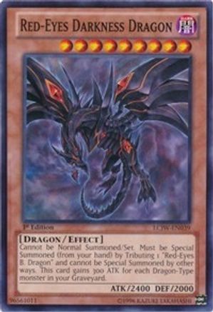 Red-Eyes Darkness Dragon (LCJW-EN039) - Legendary Collection 4: Joey's World 1st Edition - Premium Yugioh Single from Konami - Just $0.62! Shop now at Game Crave Tournament Store