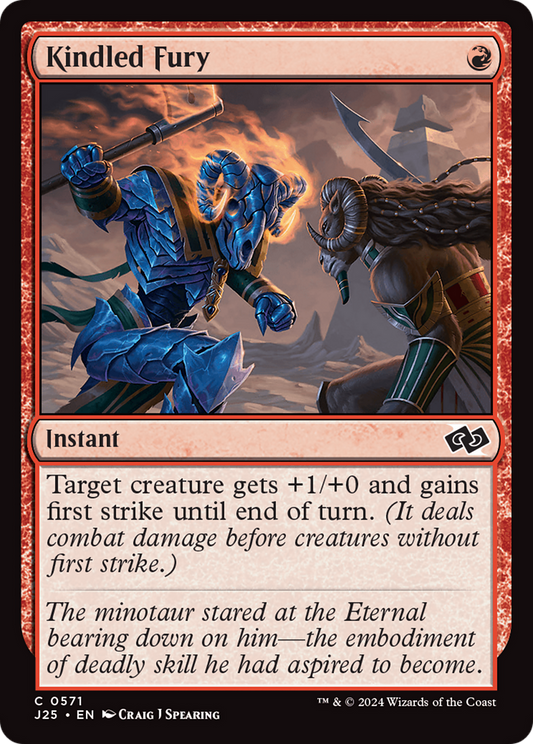 Kindled Fury (J25-571) - Foundations Jumpstart - Premium MTG Single from Wizards of the Coast - Just $0.25! Shop now at Game Crave Tournament Store