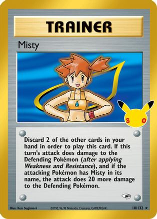 Misty 18 - ME 30th Celebration Classic Collection Holofoil