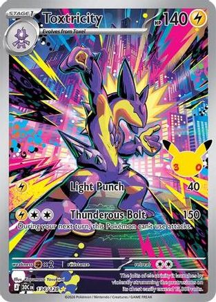 Toxtricity - 134/128 134 - ME 30th Celebration Holofoil