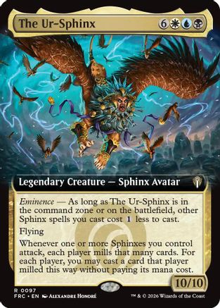 The Ur-Sphinx (Extended Art) (FRC-097) - Commander: Reality Fracture