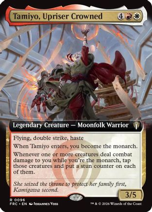 Tamiyo, Upriser Crowned (Extended Art) (FRC-096) - Commander: Reality Fracture