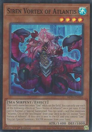 Siren Vortex of Atlantis (BETB-EN016) - Beyond the Brave 1st Edition