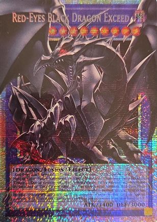 Red-Eyes Black Dragon Exceed (Starlight Rare) (Extended Art) (BETB-EN036) - Beyond the Brave 1st Edition