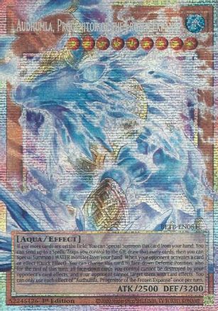 Audhumla, Progenitor of the Frozen Expanse (Starlight Rare) (Extended Art) (BETB-EN081) - Beyond the Brave 1st Edition