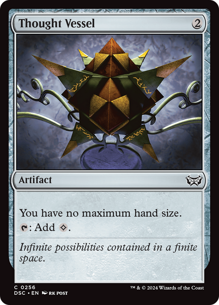 Thought Vessel (DSC-256) - Duskmourn: House of Horror Commander - Premium MTG Single from Wizards of the Coast - Just $0.94! Shop now at Game Crave Tournament Store