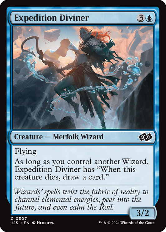 Expedition Diviner (J25-307) - Foundations Jumpstart - Premium MTG Single from Wizards of the Coast - Just $0.25! Shop now at Game Crave Tournament Store
