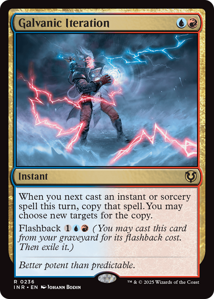 Galvanic Iteration (-236) - Innistrad Remastered Foil - Premium MTG Single from Wizards of the Coast - Just $0.26! Shop now at Game Crave Tournament Store