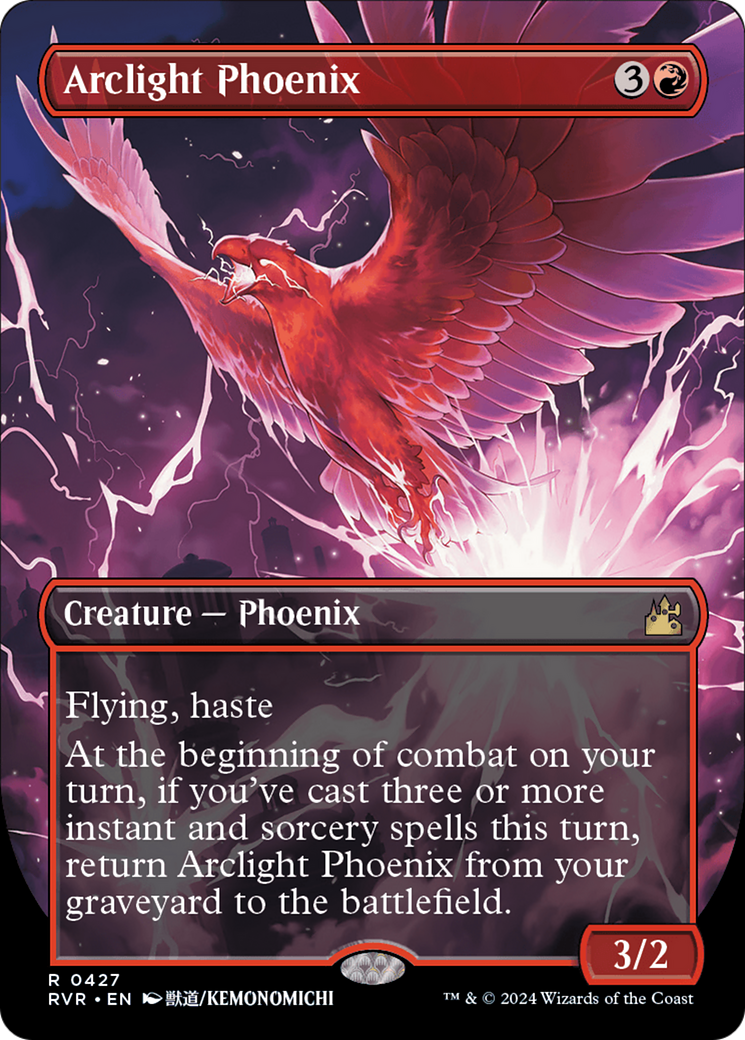 Arclight Phoenix (RVR-427) - Ravnica Remastered (Borderless) - Premium MTG Single from Wizards of the Coast - Just $1.02! Shop now at Game Crave Tournament Store
