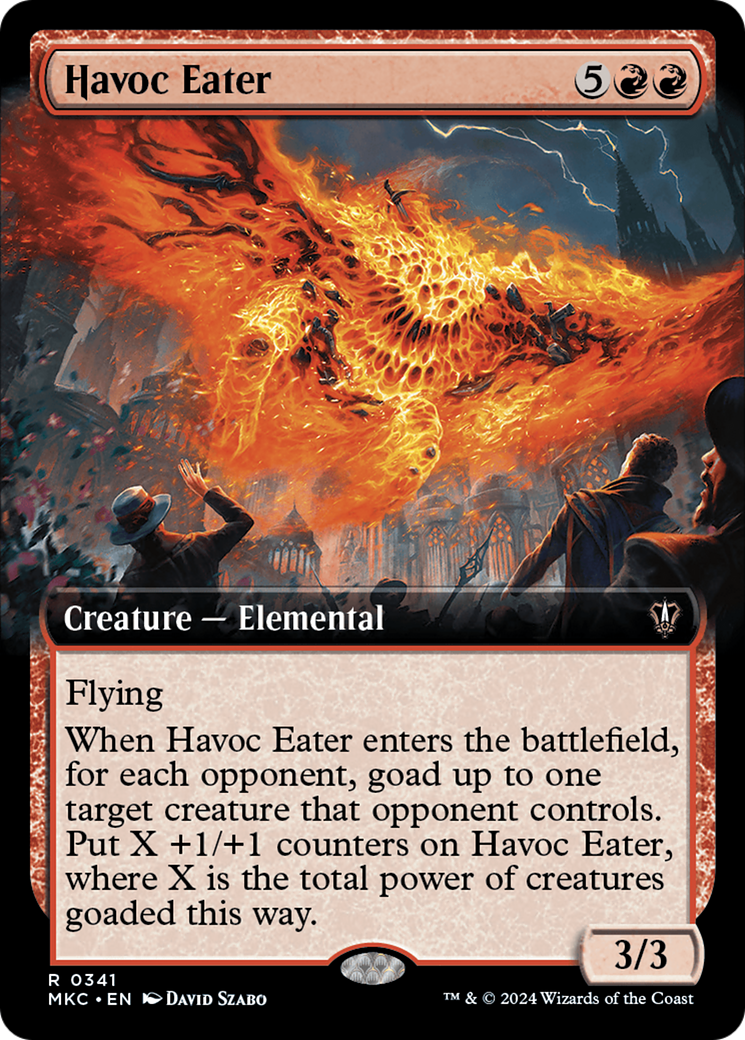 Havoc Eater (MKC-341) - Murders at Karlov Manor Commander: (Extended Art) - Premium MTG Single from Wizards of the Coast - Just $0.25! Shop now at Game Crave Tournament Store
