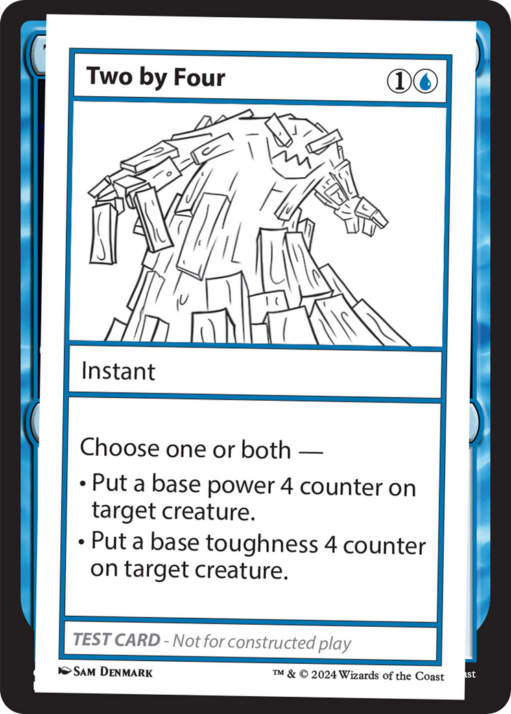 Two by Four (MB2-302) - Mystery Booster 2 - Premium MTG Single from Wizards of the Coast - Just $0.25! Shop now at Game Crave Tournament Store