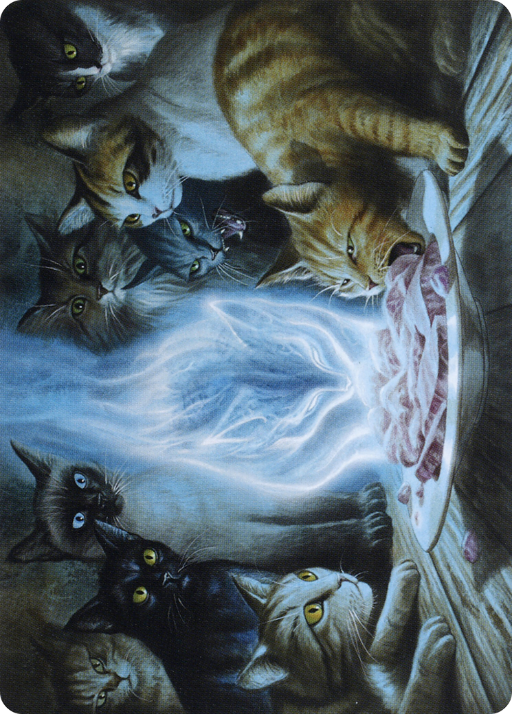 Can't Stay Away // Can't Stay Away (AMID-056) - Midnight Hunt Art Series (Borderless) Foil - Premium MTG Single from Wizards of the Coast - Just $0! Shop now at Game Crave Tournament Store