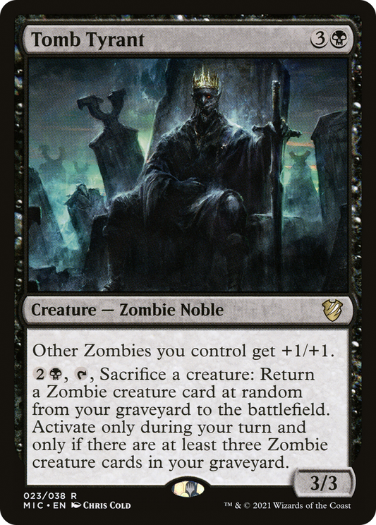 Tomb Tyrant (MIC-023) - Midnight Hunt Commander - Premium MTG Single from Wizards of the Coast - Just $0.47! Shop now at Game Crave Tournament Store