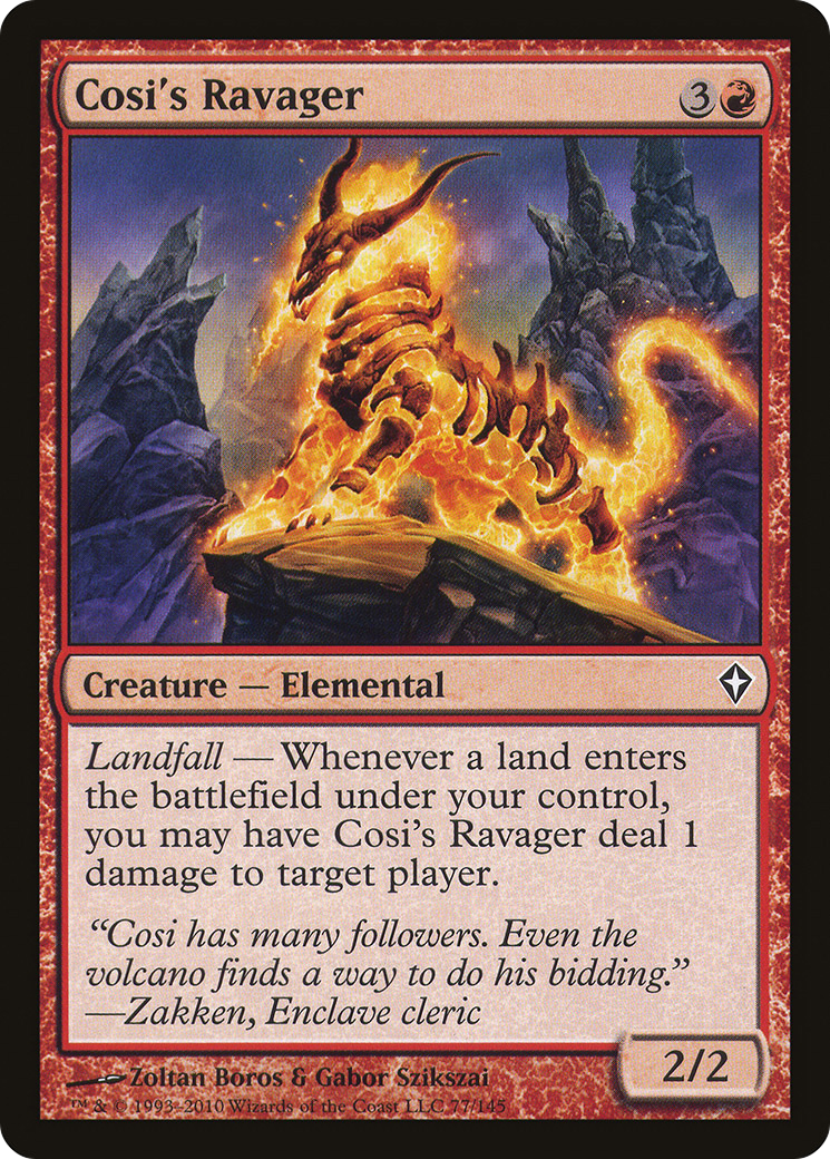 Cosi's Ravager (WWK-077) - Worldwake - Premium MTG Single from Wizards of the Coast - Just $0.25! Shop now at Game Crave Tournament Store