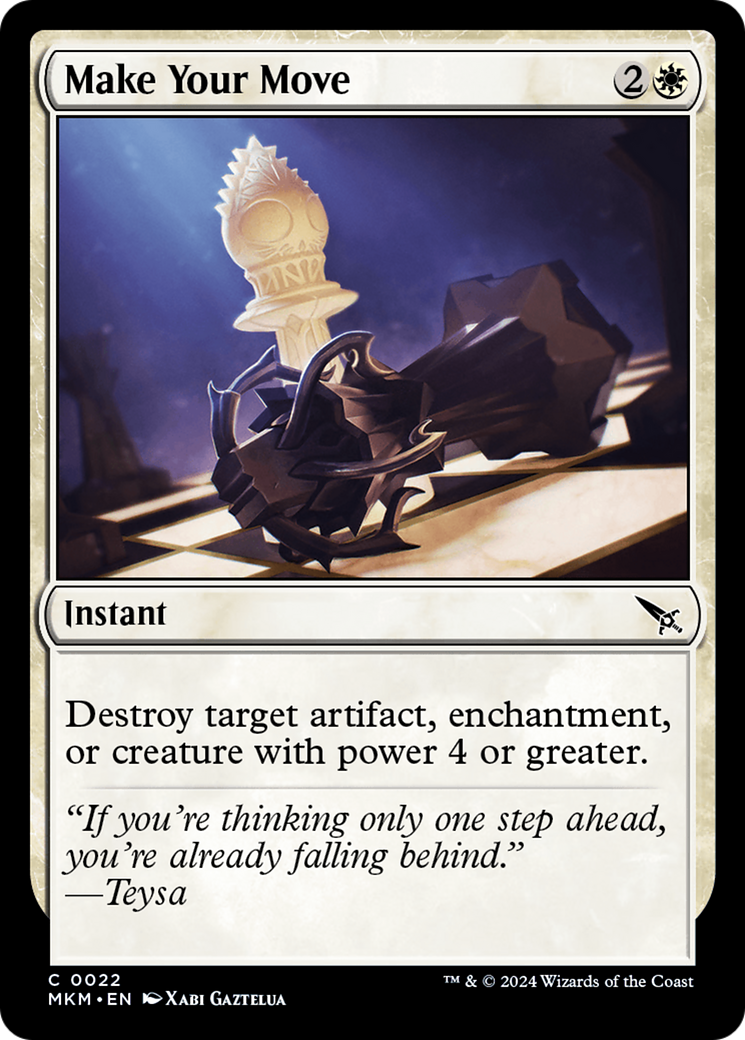 Make Your Move (MKM-022) - Murders at Karlov Manor Foil - Premium MTG Single from Wizards of the Coast - Just $0.25! Shop now at Game Crave Tournament Store