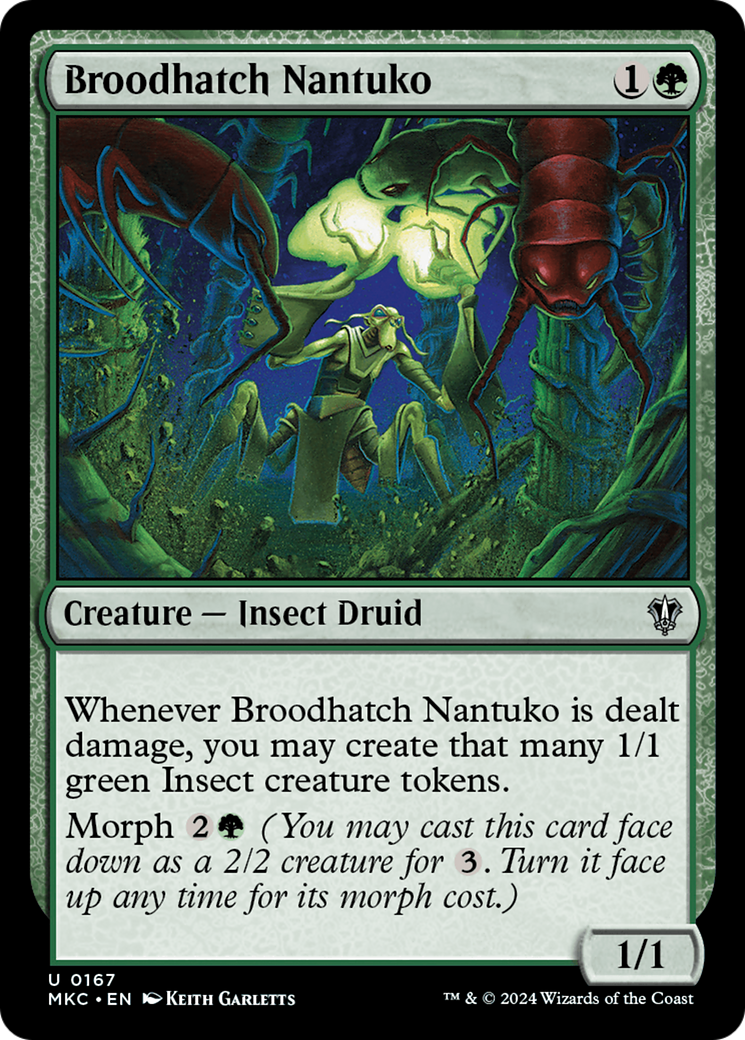 Broodhatch Nantuko (MKC-167) - Murders at Karlov Manor Commander - Premium MTG Single from Wizards of the Coast - Just $0.25! Shop now at Game Crave Tournament Store