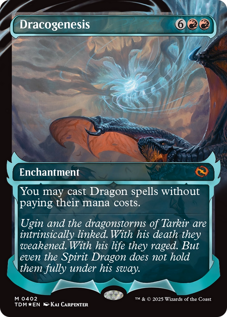 Dracogenesis (0402) (Showcase) (TDM-402) - Tarkir: Dragonstorm Foil - Premium MTG Single from Wizards of the Coast - Just $7.61! Shop now at Game Crave Tournament Store