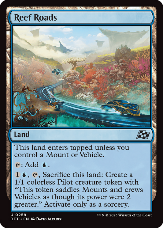 Reef Roads (DFT-259) - Aetherdrift Foil - Premium MTG Single from Wizards of the Coast - Just $0.08! Shop now at Game Crave Tournament Store