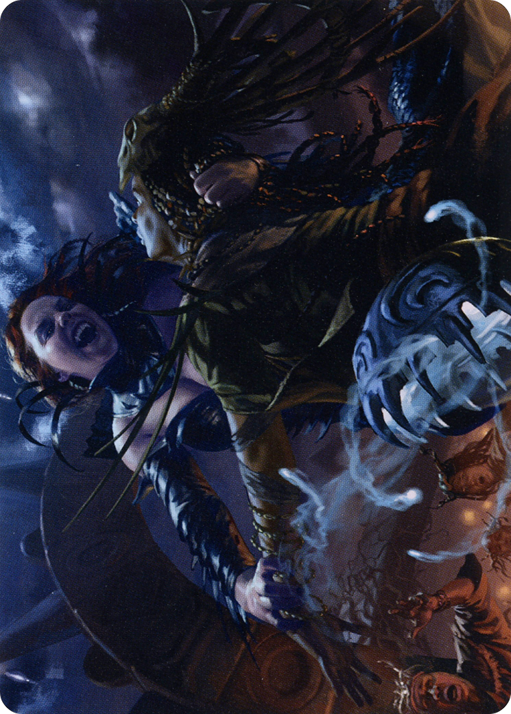 Olivia's Midnight Ambush // Olivia's Midnight Ambush (AMID-039) - Midnight Hunt Art Series (Borderless) Foil - Premium MTG Single from Wizards of the Coast - Just $0! Shop now at Game Crave Tournament Store