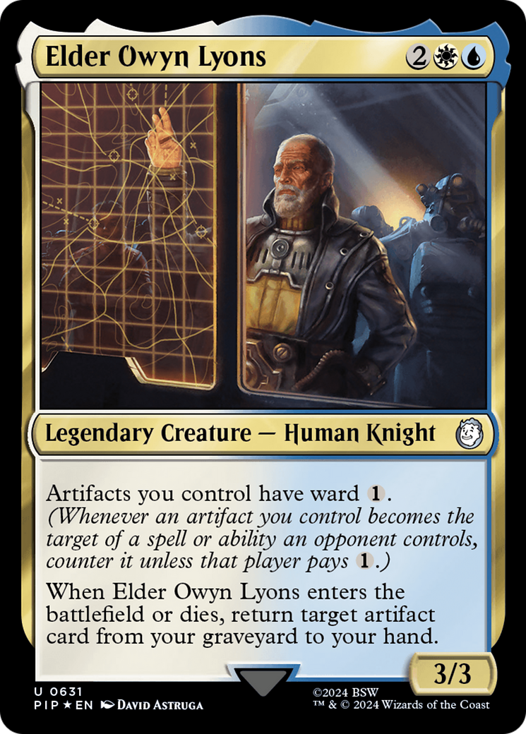 Elder Owyn Lyons (PIP-631) - Fallout Foil - Premium MTG Single from Wizards of the Coast - Just $2.83! Shop now at Game Crave Tournament Store