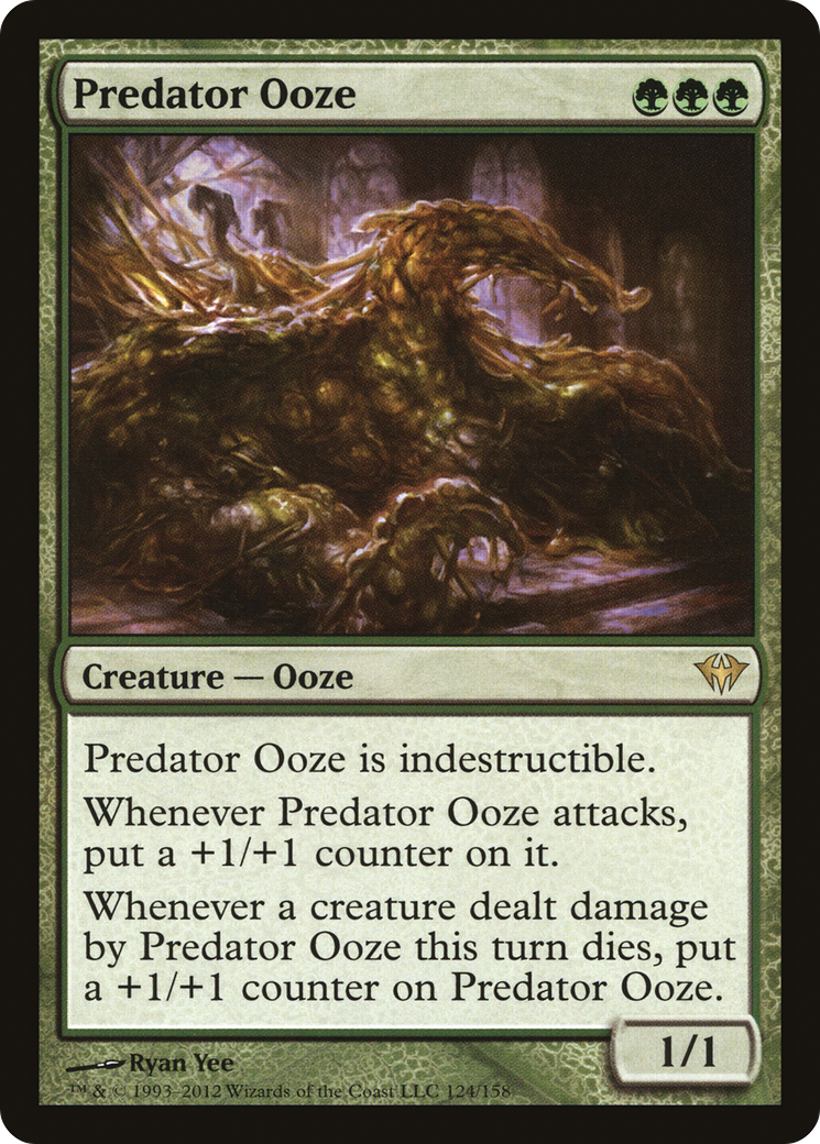 Predator Ooze (DKA-124) - Dark Ascension - Premium MTG Single from Wizards of the Coast - Just $0.44! Shop now at Game Crave Tournament Store