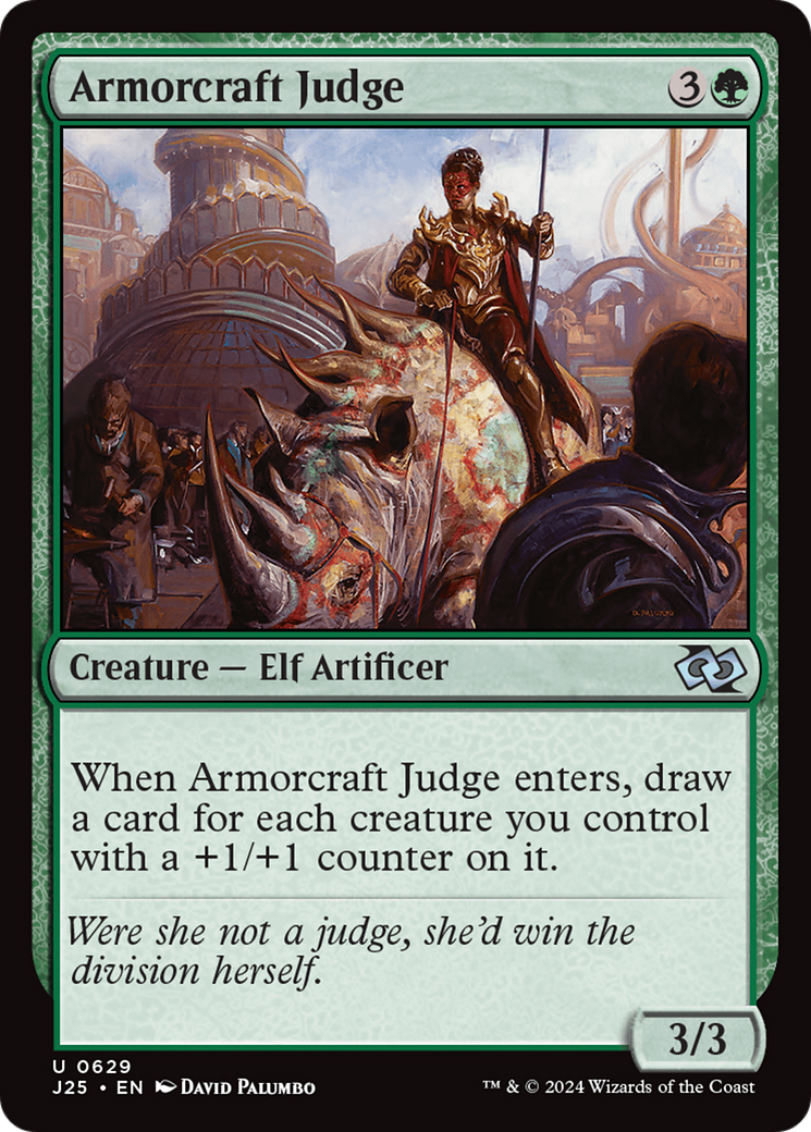 Armorcraft Judge (J25-629) - Foundations Jumpstart - Premium MTG Single from Wizards of the Coast - Just $0.25! Shop now at Game Crave Tournament Store