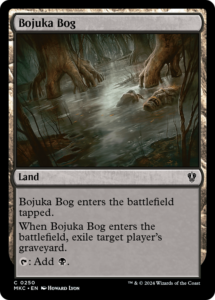 Bojuka Bog (MKC-250) - Murders at Karlov Manor Commander - Premium MTG Single from Wizards of the Coast - Just $0.58! Shop now at Game Crave Tournament Store