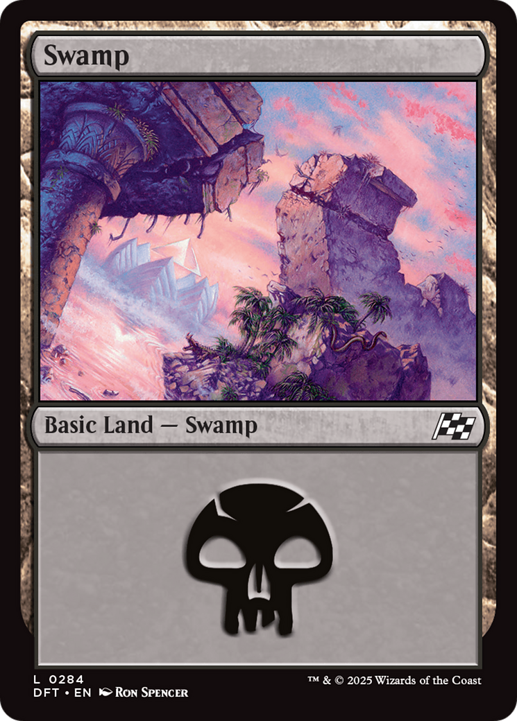 Swamp (0284) (-284) - Aetherdrift - Premium MTG Single from Wizards of the Coast - Just $0.25! Shop now at Game Crave Tournament Store