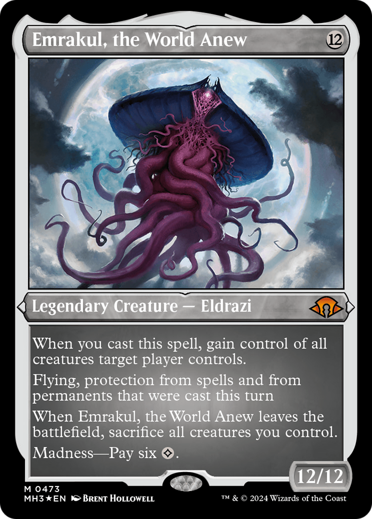 Emrakul, the World Anew (MH3-473) - Modern Horizons 3 Etched Foil - Premium MTG Single from Wizards of the Coast - Just $9.26! Shop now at Game Crave Tournament Store